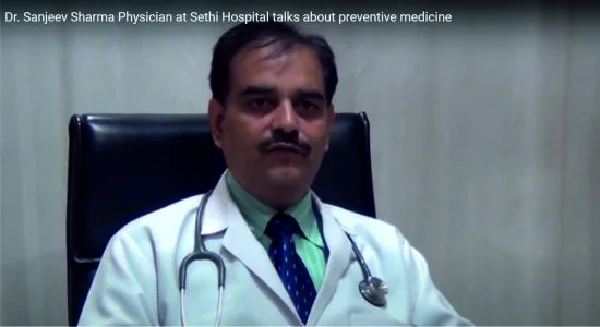 dr sanjeev sharma md physician at Sethi hospital gurgaon